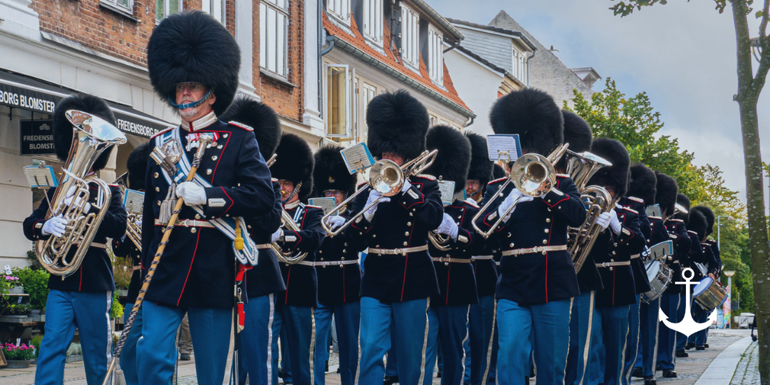 Dronningen anløber Helsingør den. 1 juni.