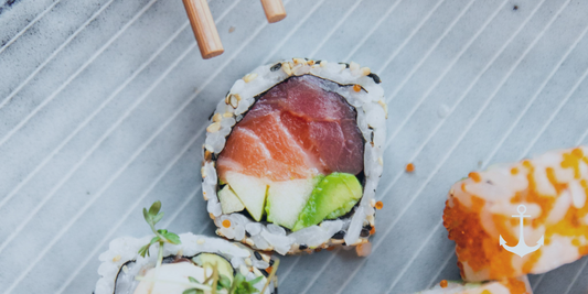 Sushi i Fiskehuset Hornbæk